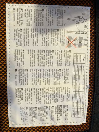 Paraschiena equitazione bambino 7/8 anni