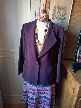 Blazer Nacho Ruiz Burdeos