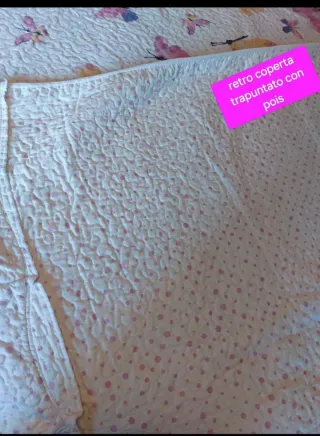 Coperta trapuntata con farfalle