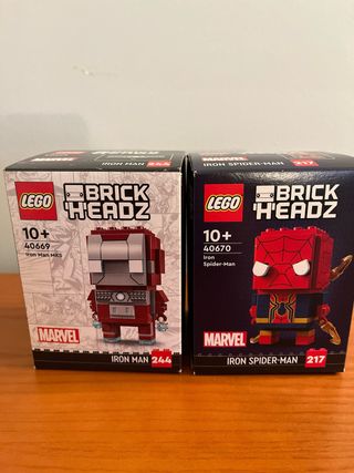 LEGO BrickHeadz Marvel Iron Man y Spider-Man
