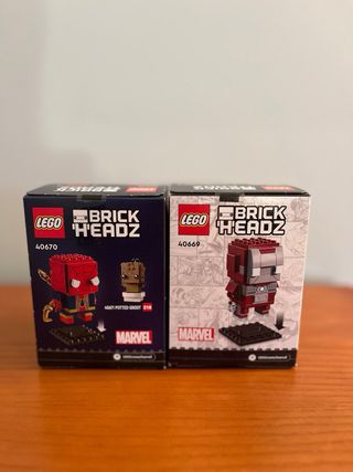 LEGO BrickHeadz Marvel Iron Man y Spider-Man
