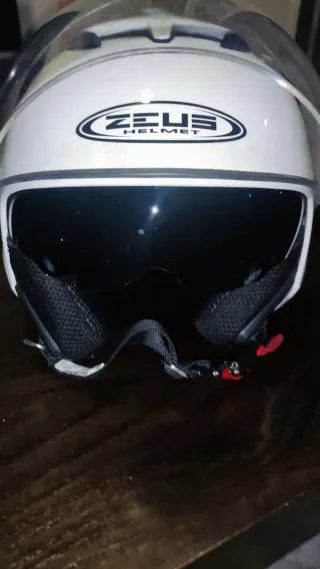 Casco de moto Zeus blanco