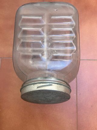 Tarro de cristal para caramelos vintage de 1980