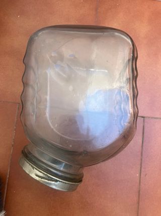 Tarro de cristal para caramelos vintage de 1980