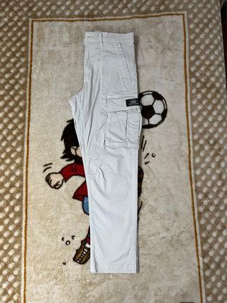 Pantalón Cargo Zara Beige