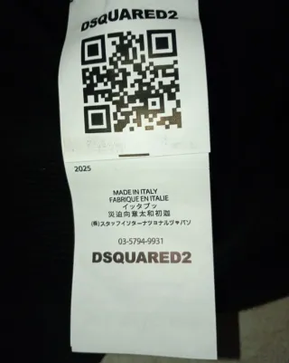 Felpa DSQUARED2 con logo rosso e blu