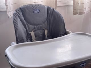 Silla (Trona) Comedor Bebé Chicco Polly Gris