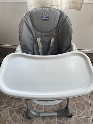 Silla (Trona) Comedor Bebé Chicco Polly Gris