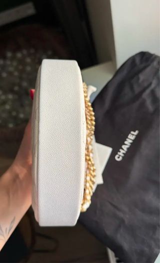 Borsa Chanel Bianca e Dorata