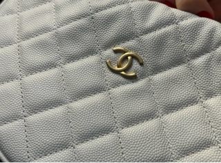 Borsa Chanel Bianca e Dorata
