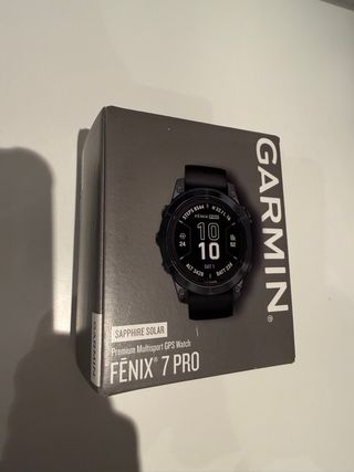 Garmin Fenix 7 Pro Zafiro Solar Negro.