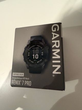 Garmin Fenix 7 Pro Zafiro Solar Negro.