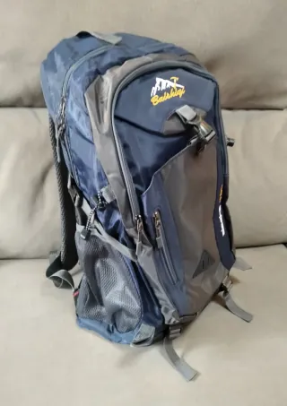 Mochila Alaska 40L Azul/Gris