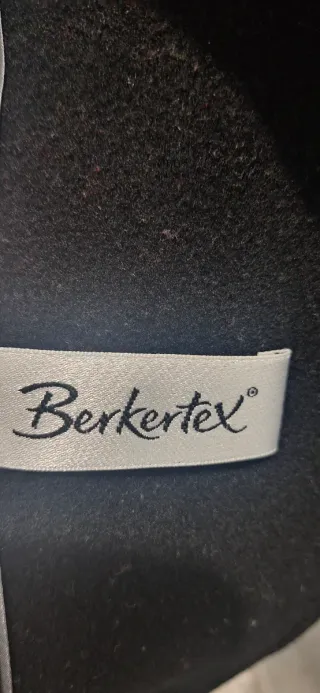 Abrigo vintage largo negro y blanco