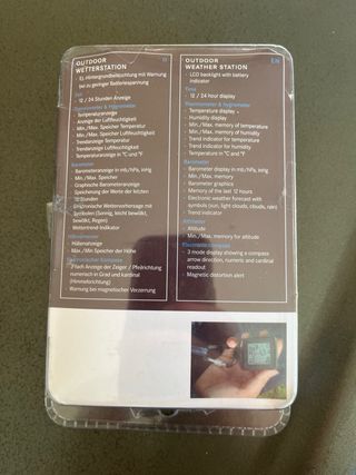 Estación Meteorológica Sensor Master IV