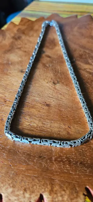 Collana snake in argento