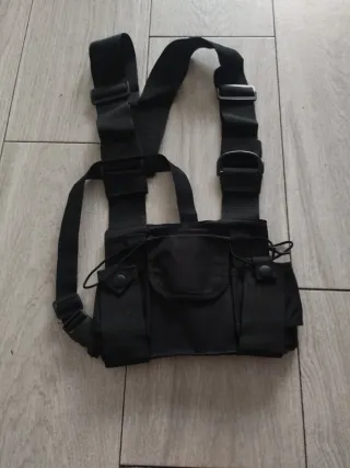 Bolso bandolera LIFE IS SIMPLE negro