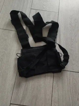 Bolso bandolera LIFE IS SIMPLE negro