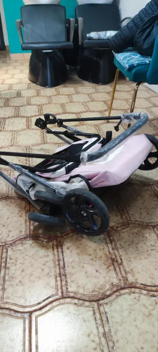 Carrito para perro con transportín
