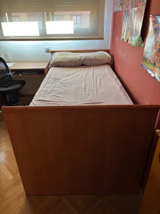 Cama nido juvenil con cajones