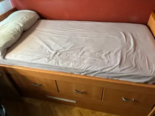 Cama nido juvenil con cajones