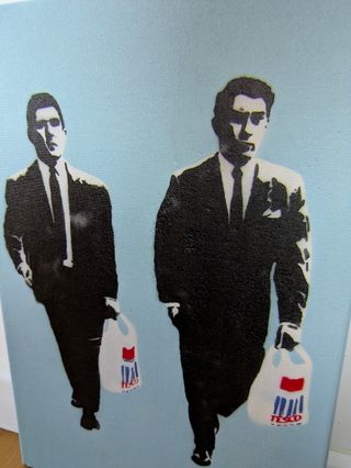 T.WAT "The Krays with Tesco bags"