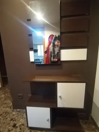 Ingresso in legno e vetro