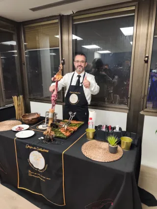 Grupo de Cortadores de jamón José Luis Rubio.