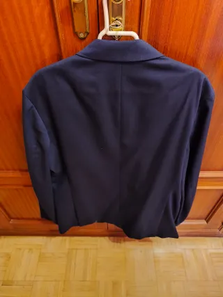 Chaqueta de vestir Zara azul