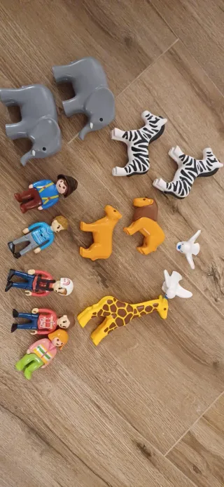 Lote figuras animales y personas Playmobil
