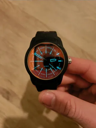 Reloj Diesel Armbar Negro Naranja