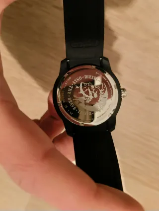 Reloj Diesel Armbar Negro Naranja