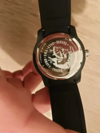 Reloj Diesel Armbar Negro Naranja