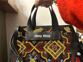 Borsa Miu Miu nuova con perline