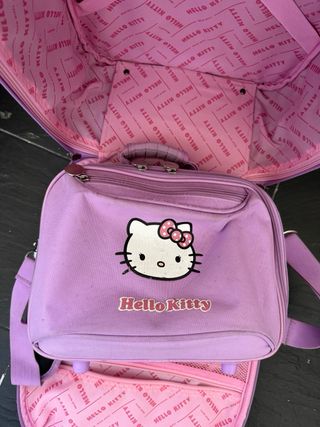 Set valigia e zaino trolley Hello Kitty