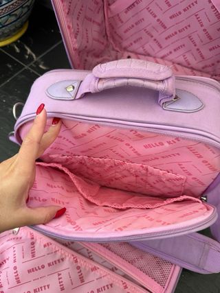 Set valigia e zaino trolley Hello Kitty