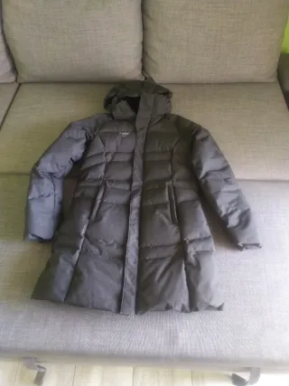 Abrigo plumífero negro mujer T. S-M