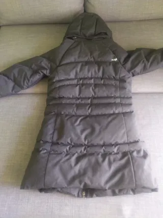 Abrigo plumífero negro mujer T. S-M