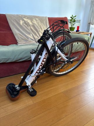 Bicicleta Plegable Moma Blanca