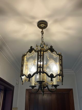 Lámpara de techo estilo farol