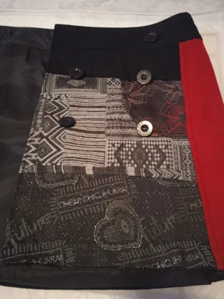 Falda Desigual Patchwork