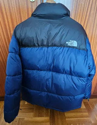 Abrigo The North Face Negro y Azul
