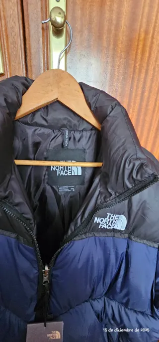 Abrigo The North Face Negro y Azul
