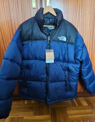 Abrigo The North Face Negro y Azul