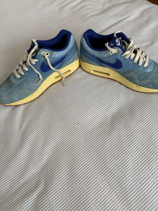 Nike Air Max 1 PRM Dirty Denim Azul Amarillo