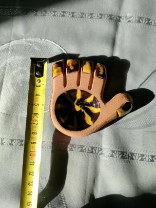 Cenicero terracota mano esmaltada