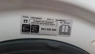 Lavadora LG 8kg Carga Frontal Blanca