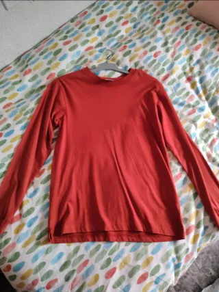 Camiseta manga larga roja Talla S