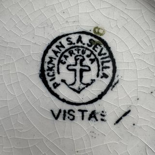 Plato La Cartuja Sevilla pequeño