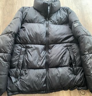 Chaqueta Zara Negra Acolchada